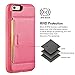 iPhone 6s case, Zve iPhone 6 Case, iPhone 6 Ultra Slim Protective ID Card Holders Case Leather Wallet Cover for iPhone 6/6S 4.7