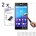2x For Sony Xperia M5 Tempered Glass Screen Protectors , Nacodex® 9H Hardness, 2.5D Rounded Edges, 0.3mm Thickness [2 Pack] (For Sony Xperia M5)