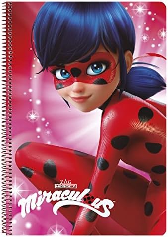 Ladybug "Marinette" Official Notebook, 80 Sheets, Hardcover