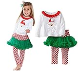Bebone Baby Girls Santa Claus Cotton Outfits