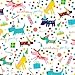 Barkday Dog Birthday Party Gift Wrap Flat Sheet 24