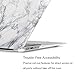 GMYLE Marble Pattern Soft-Touch Matte Frosted Plastic Hard Case Print for Apple MacBook Air 11 inch (Model: A1370/A1465) [2010-2015 Release]