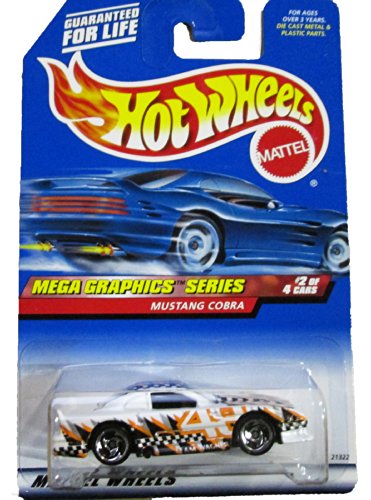 Hot Wheels 1998 974 Mustang Cobra Team Wagner Mega Graphics Series 2 Of 4 1:64 Scale Die-Cast Collectible Car