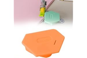 Runsgo Magnetic Seam Guide for Sewing Machine,2024 New Multi-Purpose Tool Polygonal Strong Magnetic Gauge,Polygonal Multifucntional Seam Guide Hemmer with Scale (Orange)