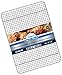 Oven Safe Cooling & Baking Rack. Easy to Clean 100% Stainless Steel. Heavy Duty Quality with a Tight-Grid 10 X 15 inch. Fits Half Cookie Sheet or Jelly Roll Pan