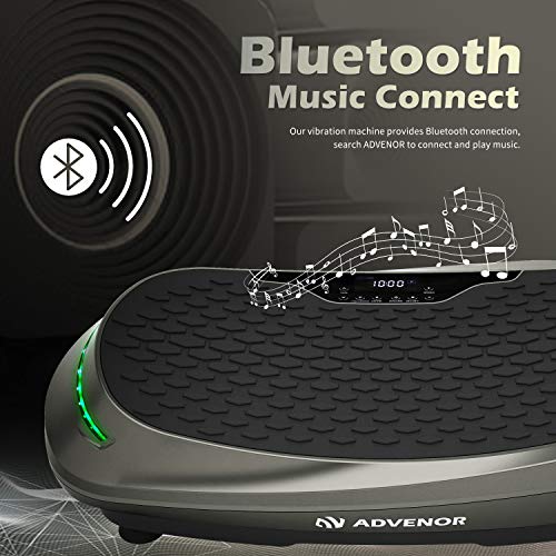 ADVENOR 4D Vibration Plate Exercise Machine Triple Motor 120 Speed w