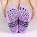 Philonext Yoga Socks, Non Slip Skid Yoga Pilates Socks with Grips Cotton for Women Girl Pilates, Fitness, Barre, Dance (3 Pair)