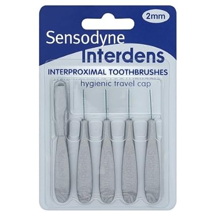 Sensodyne - Set de cepillos interproximales de dientes, 2 mm, 5 unidades