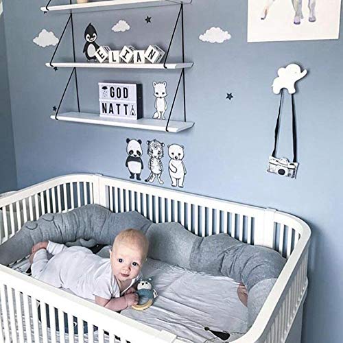 Tours De Lit Hamkaw Tour De Lit Crocodile Pour Bebe Enfant Pare Choc De Lit Anti Chute Coupe Vent Protection Complete De Chambre Pour Bebe Nouveau Ne Coussin Serpent En Coton Souple Et Confortable 185