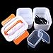 WHOSEE 12V Car Use Electric Heating Lunch Box Portable 1-2L Bento Meal Heater Food Warmer 45W Orange 8