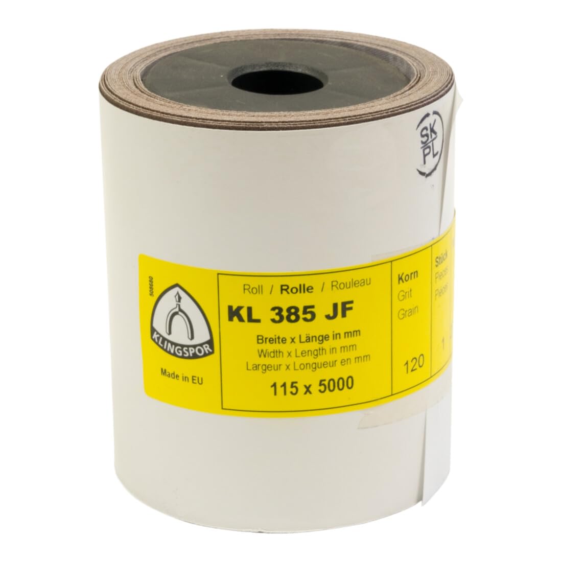 Klingspor 278790 KL 385 JF Abrasives Role, 115X5000 mm, 1 pcs 80 Grain