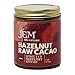 JEM - All Natural, Vegan, Organic, Dairy Free Chocolate Hazlenut Nut Butter - Creamy Artisan Spread for Snacks and Sandwiches 6 OZ