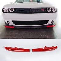 ABS Front Bumper Lip Splitter For Dodge Challenger 2015-2025 - Glossy Fit, Scratch Protection