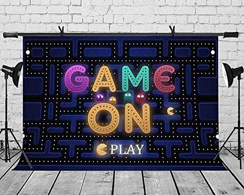 Amazon Com Lylycty 7x5ft Pac Man Game Background For Banner