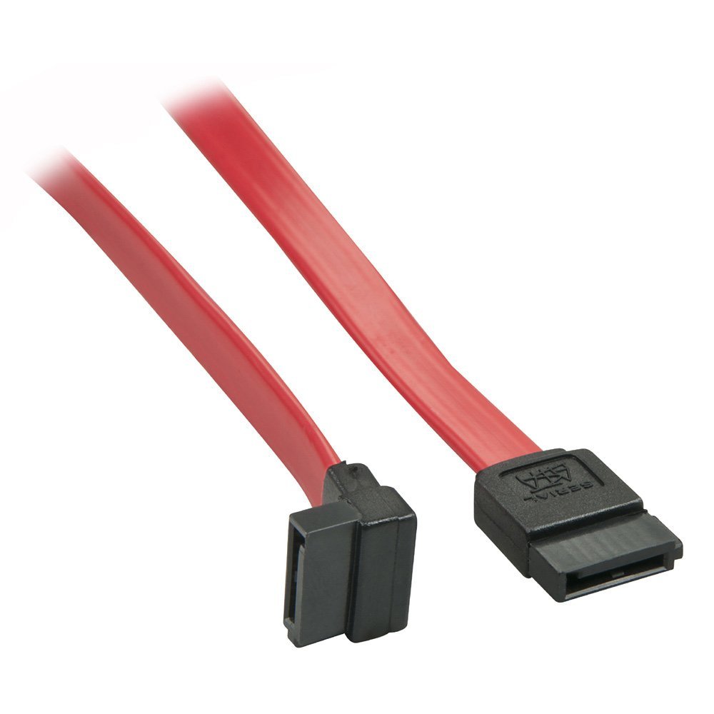 Lindy 0.5m SATA Internal Cable 7 Pin To 90 Deg 7Pin