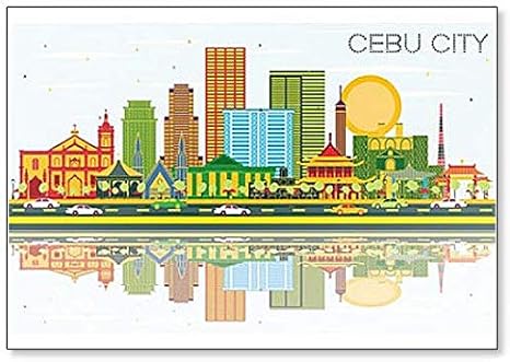 Amazon Com Cebu City Philippines Skyline Fridge Magnet Kitchen Dining Amazon Com Cebu City Philippines Skyline Fridge Magnet Kitchen Dining