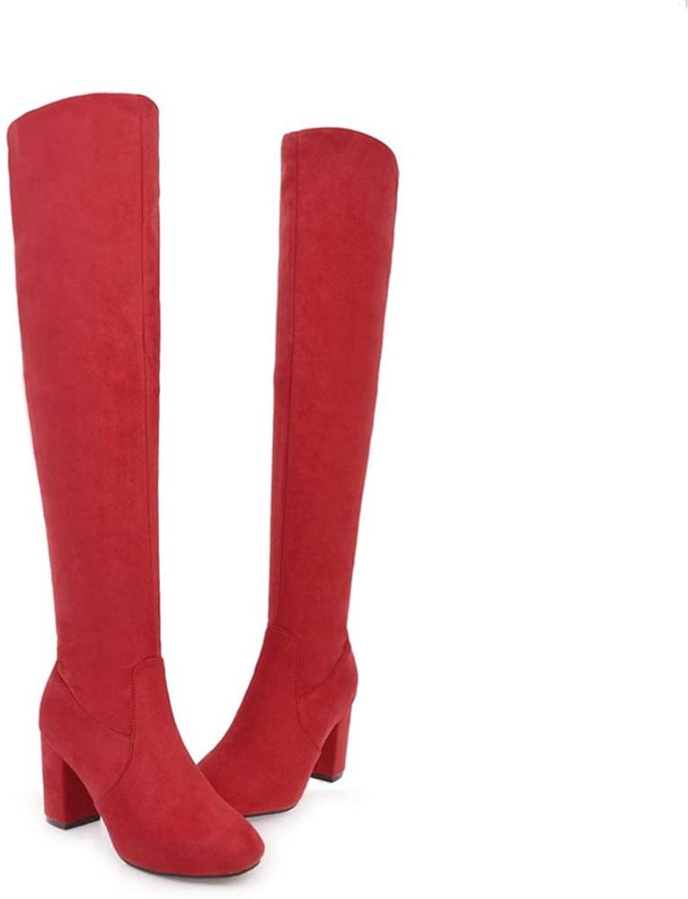 botas cuadradas para mujer