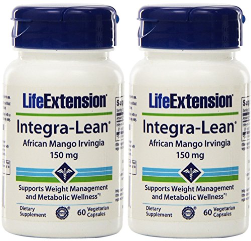 Life Extension Integra - Lean Irvingia, 150mg, 60 Vegetarian Capsules (2 Pack) Life Extension Integra - Lean Irvingia, 150mg, 60 Vegetarian Capsules (2 Pack)