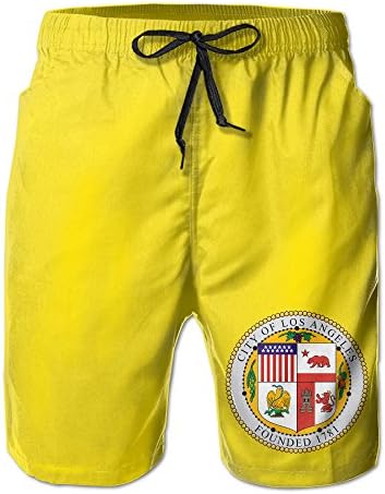 California Seal American Casual Loose Fit Boardshorts Stretchy Quick Dry Lightweight Lined Paddle Board Shorts For Surfing Hiking Waterproof With Pockets For Man