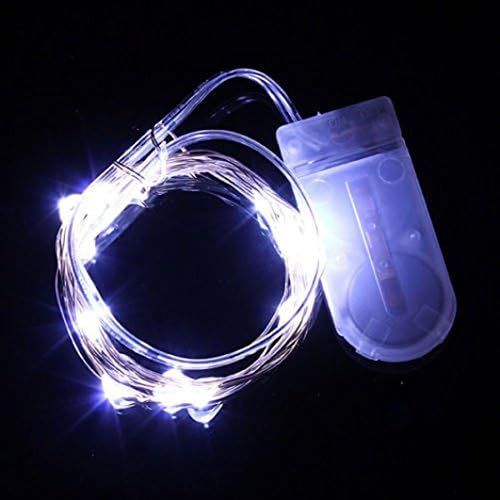 IKevan 2m20LED Lights LED Battery Power Operated Mini Fairy String Light With Batteries For Bedroom (A)