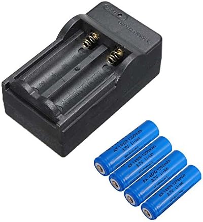 3.7V 14500 1200mAh Protected Rechargable Li-Ion Batteries (4B1C)