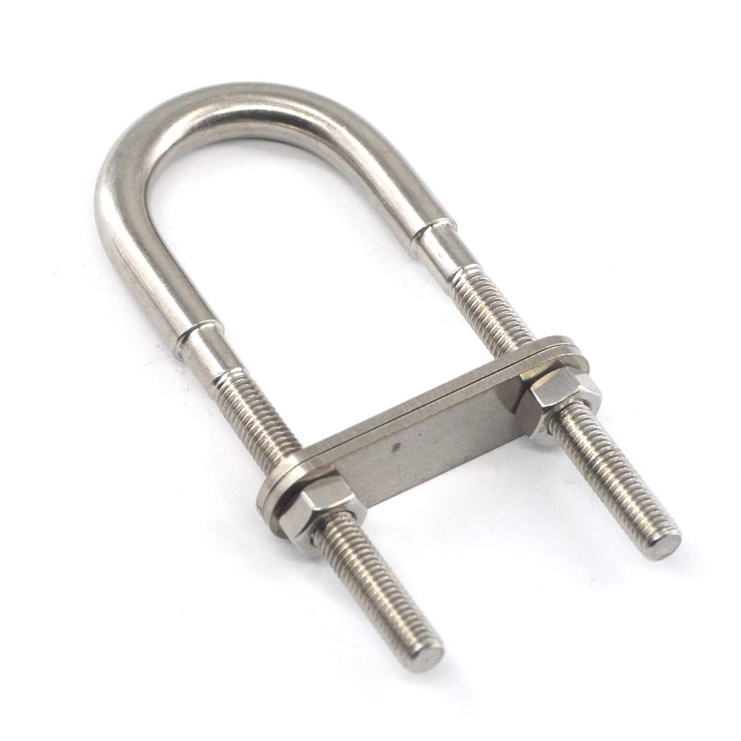 304 Stainless Steel U Bolt Set Marine Boat Deck Hardware M12x150