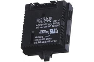 AMESIAS Washer Switch WPW10184148 Washer Temperature Switch W10184148 W10113058 Genuine OEM