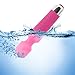 Luxsire Cordless Therapeutic Wand Massager Waterproof Elegant Power USB Rechargeable 8 Powerful Speeds & 20 Pulsating Patterns Vibration For Muscle Aches & Sports Recovery (Pink)
