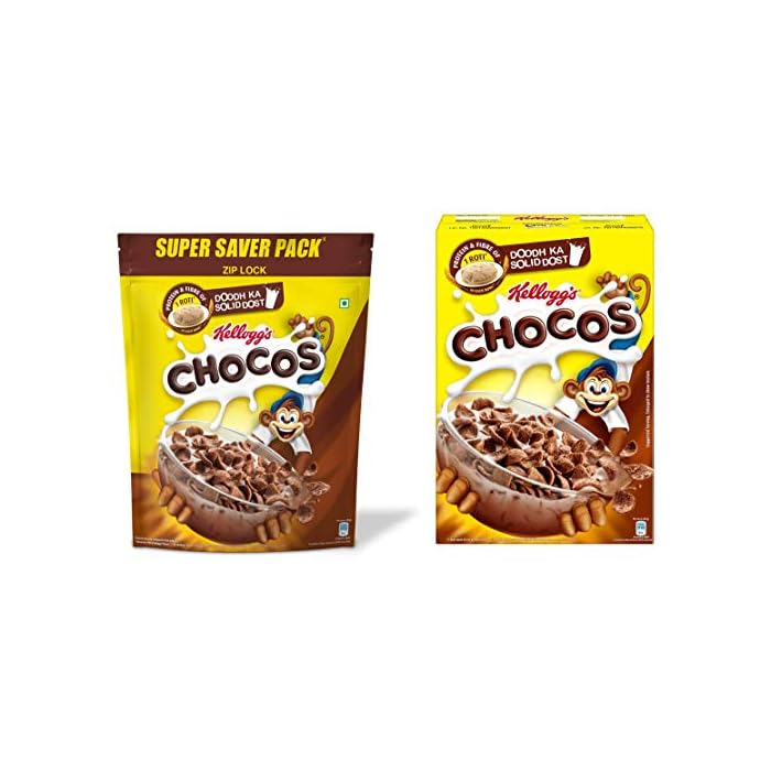 Buy Kellogg's Combo, Kellogg's Chocos, High in Protein, B Vitamins