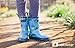 OAKI Toddler Rain Boots - Perfect Kids Rain Boots for Any Weather - Durable Rubber Baby Rain Boots Keep Little Feet Dry, Lightweight Waterproof with Easy-on Handle, Sharks & Turtles, 8T Toddler