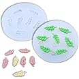 Gulinaza 2Pcs 7-cavity wheat ear shape silicone Molds for DIY Cake Fondant Biscuit Cookies Sugar Pudding Chocolate Hard Candies Dessert Sugar Cupcake Decor