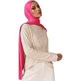 Hrapscaf Soft Hijab Scarf for Muslim Women, 71" Long Head Wrap Shawl | 100% Polyester Lightweight Breathable Head Scarf. Ideal for Daily, Prayer, Church, Travel, Office Wear &amp; Modest Fashion