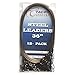 Tackle Crafters Stainless Steel Fishing Leaders - Pack of 12 Wire Leaders for Fishing Saltwater, Fishing Wire Leader, Steel Leader - Fishing Leaders with Swivels