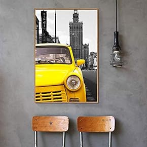 Floating Framed for Living Room Bedroom Black and...