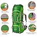 MOUNTAINTOP 70L Internal Frame Hiking Backpack for Men Women with Rain Cover, 29.9 * 13 * 10.2in, Green