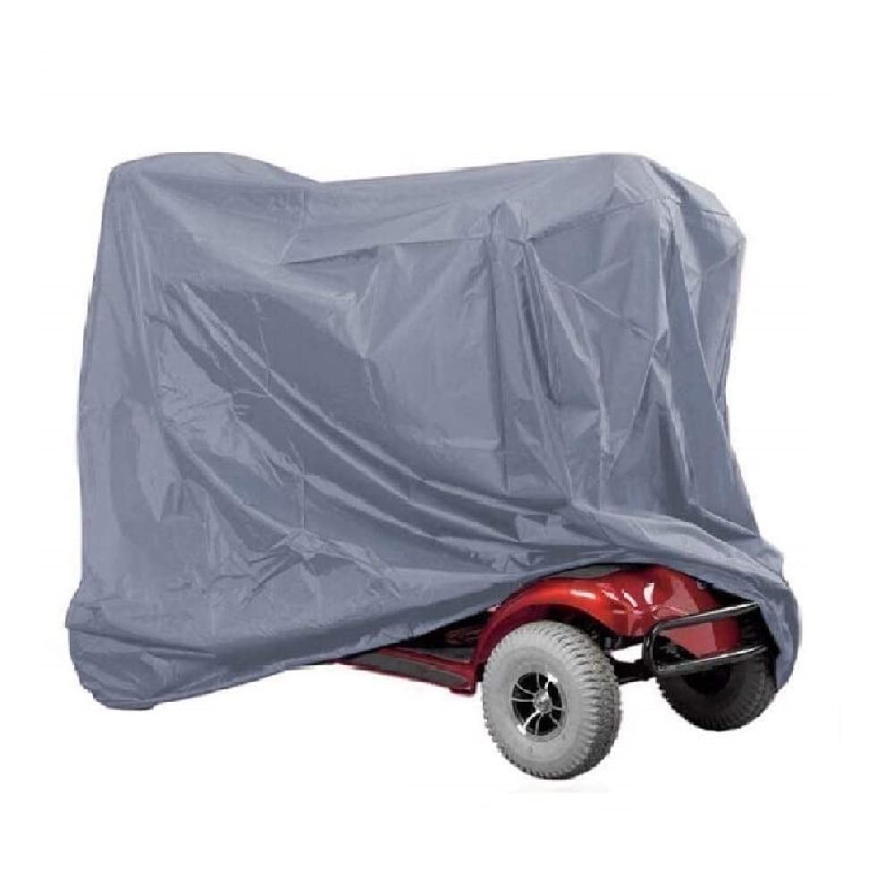 Mobility Scooter Cover - SUNWAN Scooters Storage Covers Waterproof Lightweight Outdoor Protective Cover Prevent Rain Snow Wind Dust Sun UV Fits Most Disability Scooters（147x71x140cm）