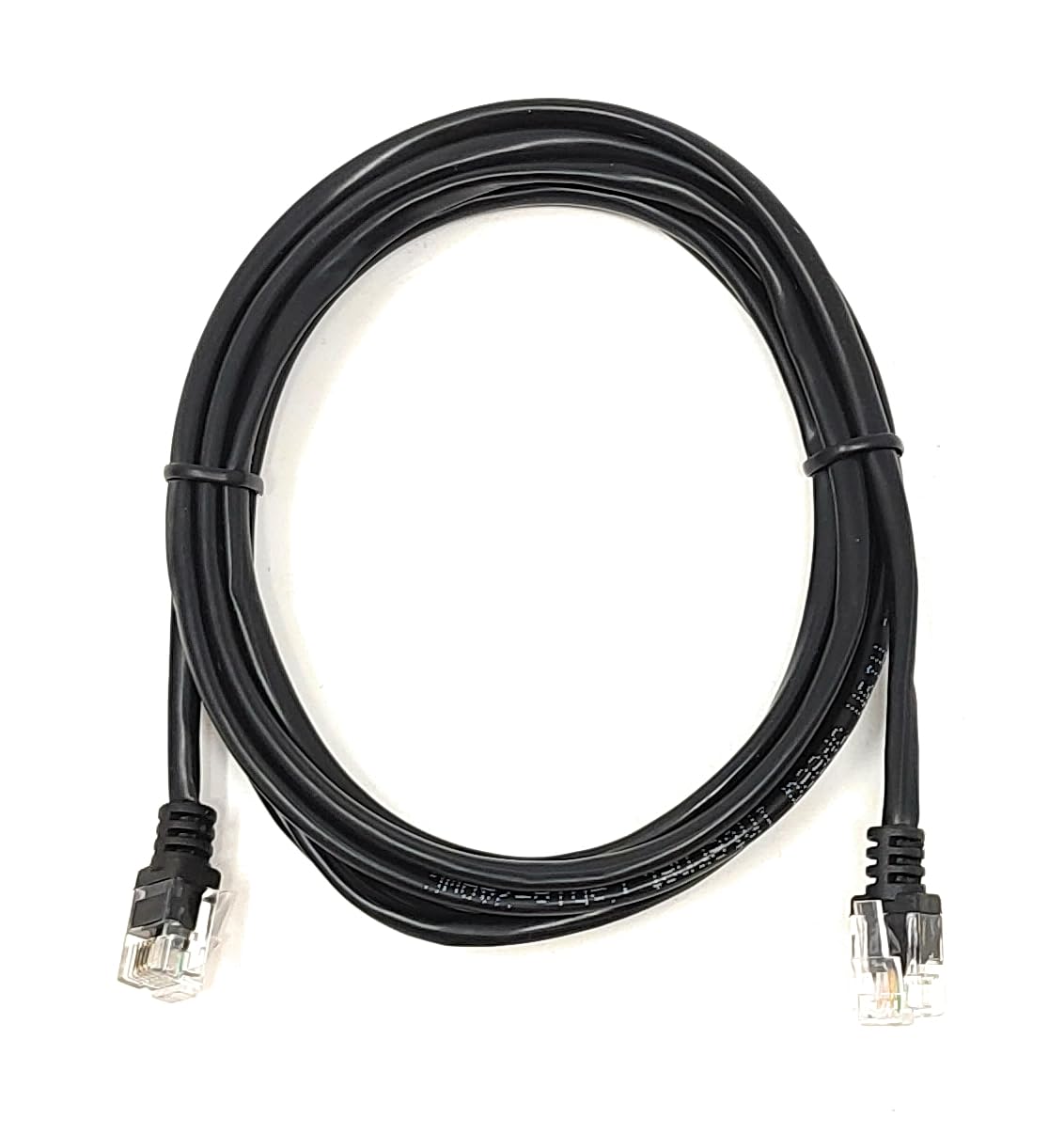 mCore RJ11 to RJ11 ADSL Home Phone, Internet, Broadband, Router, Modem Microfilter Cable Lead Gold Plated Contact Pins (2m, Black)