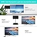 HDTV Antenna Amplified Digital HD TV Antenna 120+ Mile Range 4K 1080P Indoor Powerful HDTV Amplifier Signal Booster VHF UHF Freeview Television Local Channels w/Detachable Sign (Black)