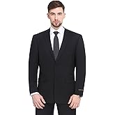 P&L Men's Premium Classic Fit Suit Separates Regular and Big & Tall Dress Pants and Jacket
