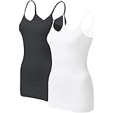 EUYZOU Women's Tummy Control Shapewear Tank Tops - Seamless Body Shaper Compression Top