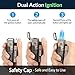 [2-Pack] Torch Lighter, Cigar Cigarette Lighter Adjustable 3 Jet Flame Refillable Butane Lighter w/Punch Cutter