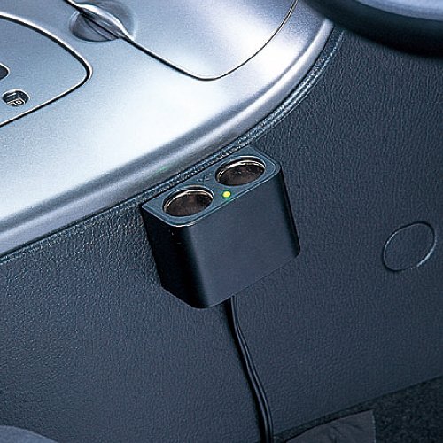 Carmate Japan Ct773 Car 2way Dual Socket Adapter For Fuse Box With Led Lamp Replacement Parts Lighting Electrical Guardebem Com