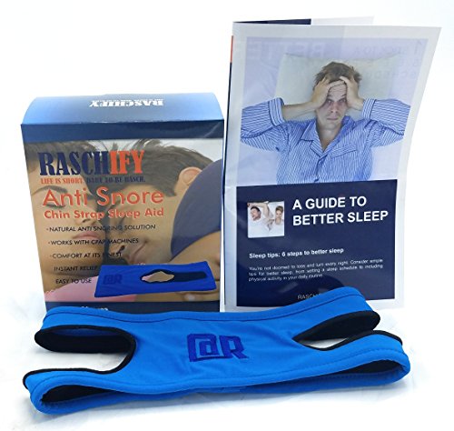 Anti Snore Chin Strap | Anti-Snore Sleep Aid | Sleeping Bag Supplies | Silent Partner Mask | Snoring Eliminator Solution | Can Be Used Along w/ Apnea CPAP Machine | Nighttime Sleep-Aid Sack (Large)