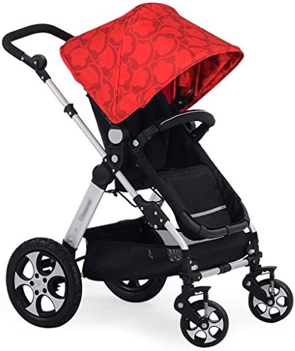 Baby stroller SUBBYE Pushchairs Baby Trolley High-profile Shock Absorber Light Folding Can Sit Can Lie Can Sleep Cart Baby Pushchair