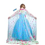 Ice Princess Shimmering Spring Fever Cape with Let It Go Band