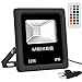 MEIKEE 4 Pack 25W RGB Color Changing Floodlight LED Flood Lights