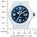 Ice Men's SIWJBS10 Ice-White Jeans Blue Dial with White Bracelet Watch