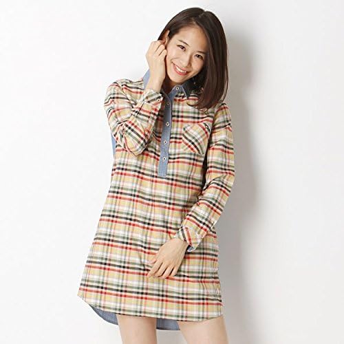 Amazon Co Jp アーノルドパーマー タイムレス レディース Arnold Palmer Timeless ワンピース Apチェックオックス ダンガリーワンピース 服 ファッション小物