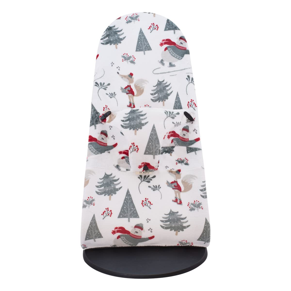 JYOKO Kids Cover Liner Compatible with Baby Bouncer Babybjorn Soft, Balance, Bliss and Mini (Christmas, Fleece)