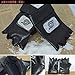 zhanghuias Cosplay Gloves Hatake Kakashi Ninja Cosplay Accessories(Size: One Size, Color Black)